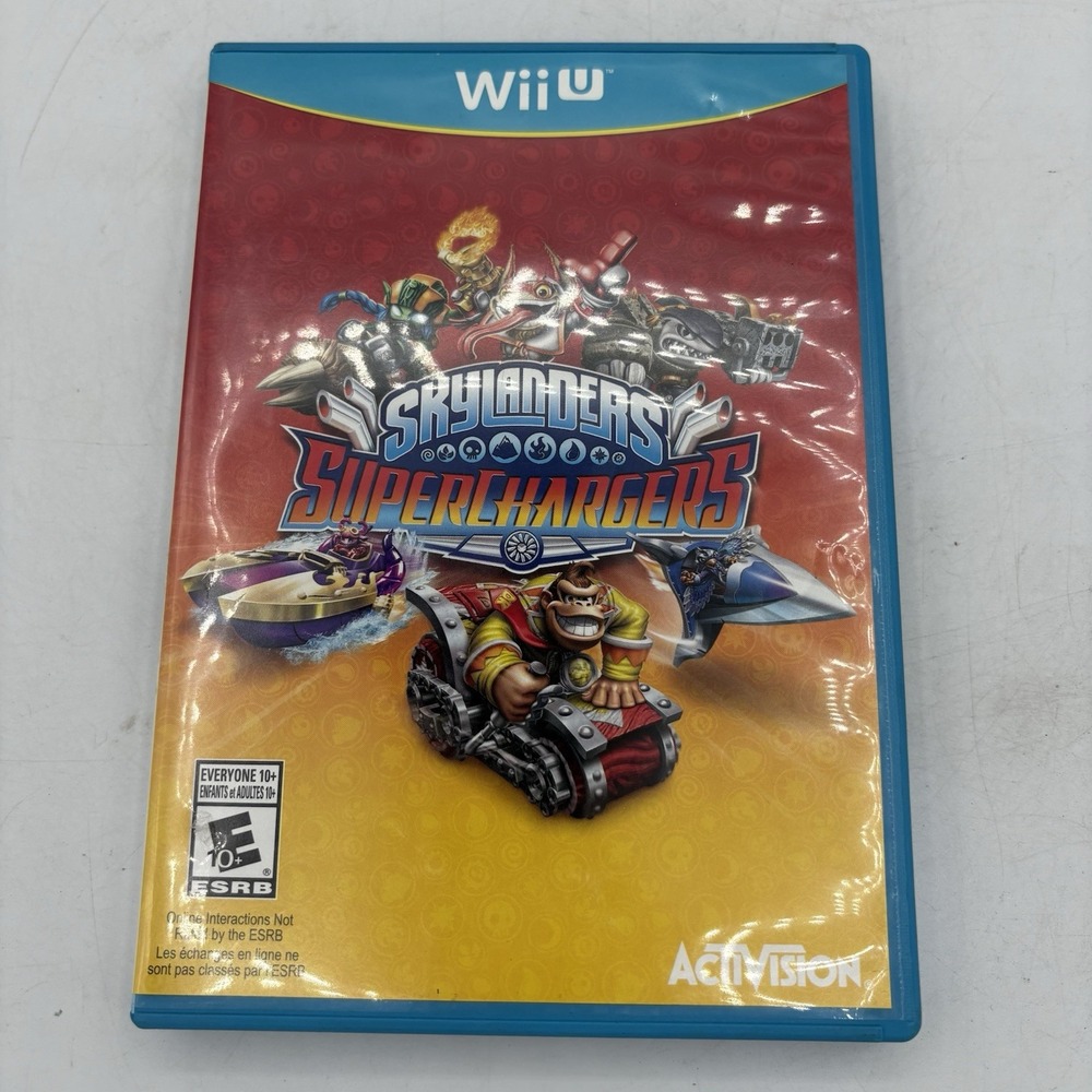 Nintendo Wii U Video Game Skylanders Superchargers Activision No Manual